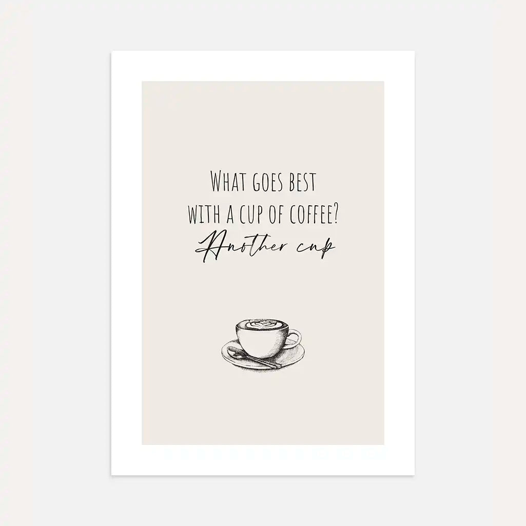 Coffee Quote Poster