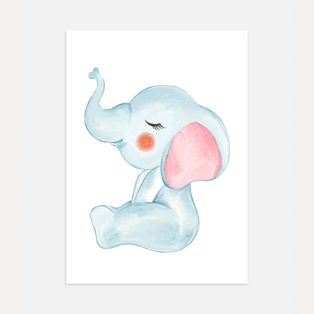 Baby Elephant Poster