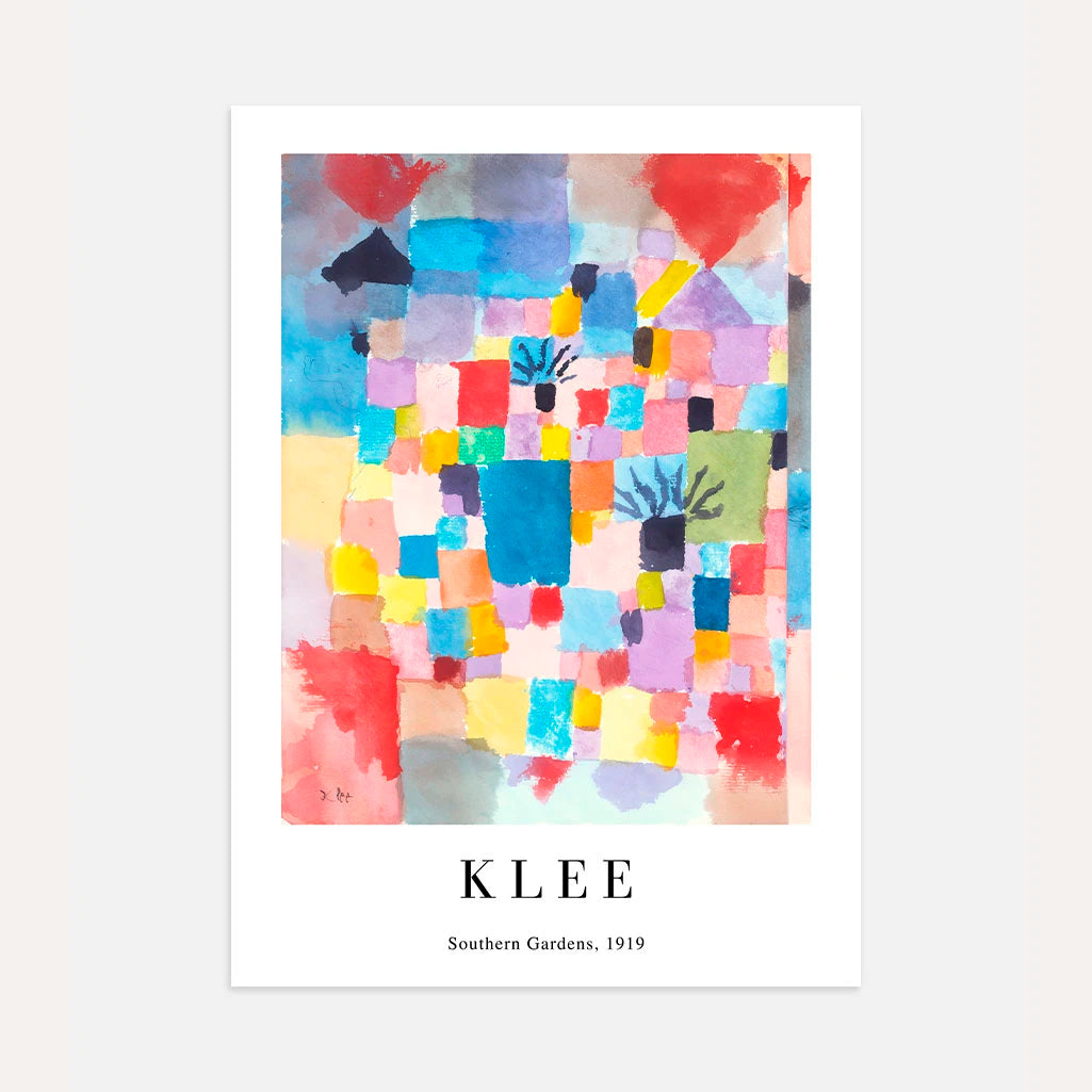 Paul Klee Southern Gardens Poster