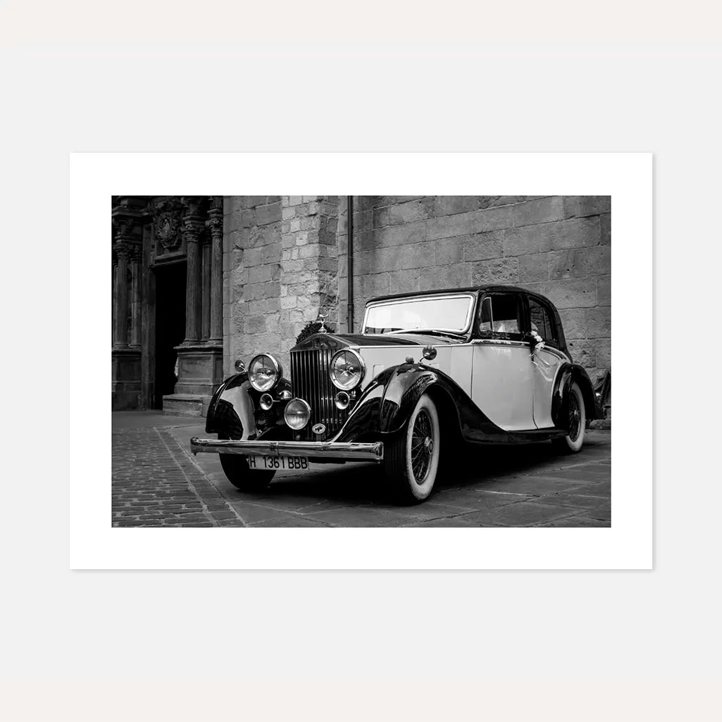 Retro Classic Car Poster