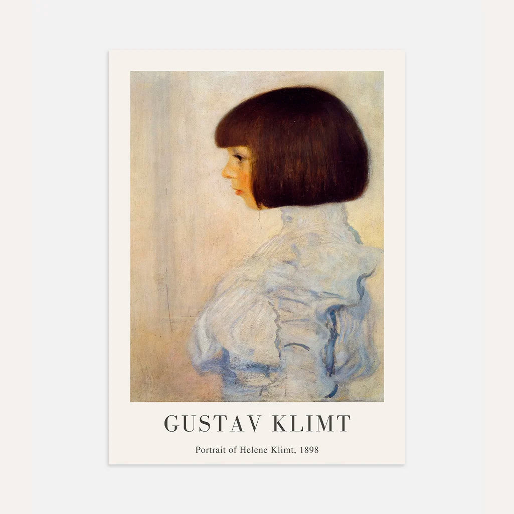 Klimt Portrait of Helene Klimt Poster