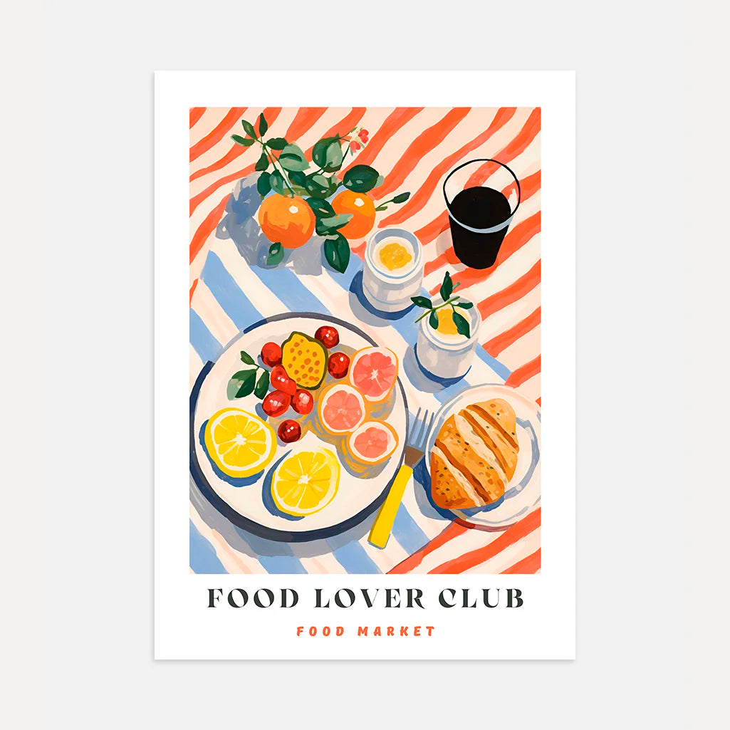 Picnic Breakfast Poster