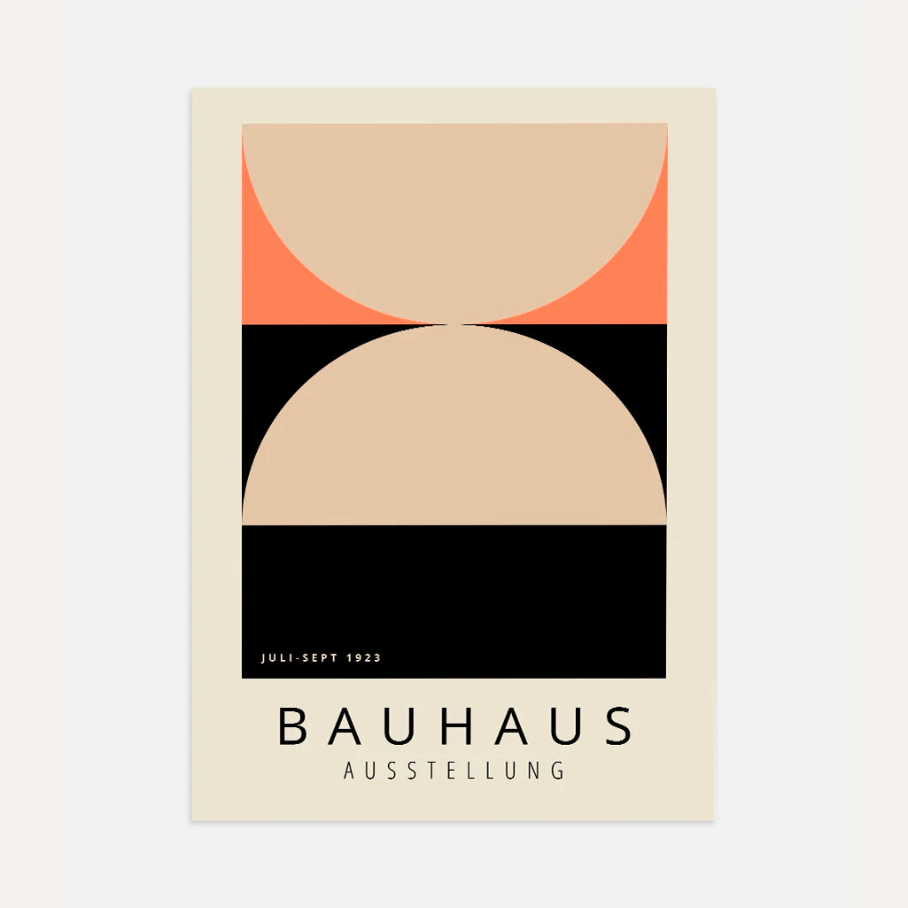 Bauhaus Contrast and Harmony Poster