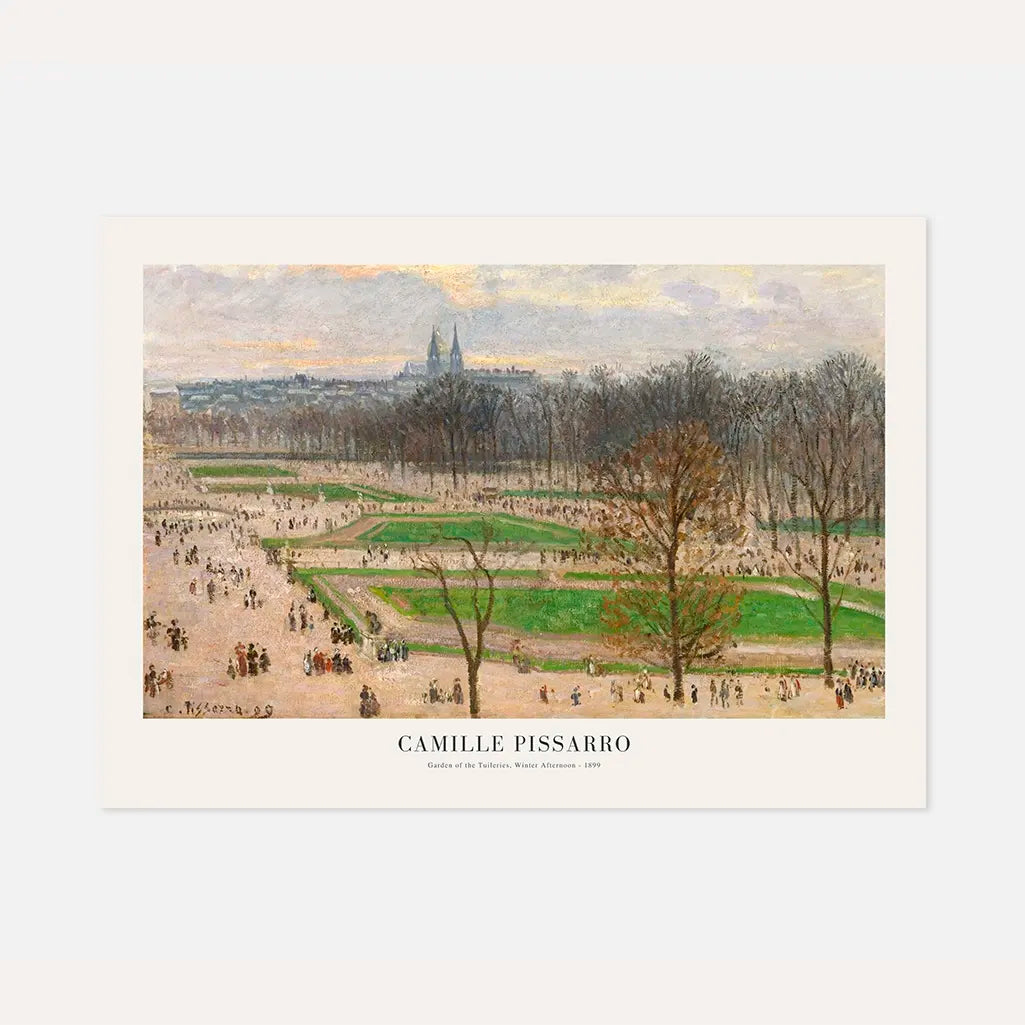 Pissarro Tuileries Garden Winter Poster