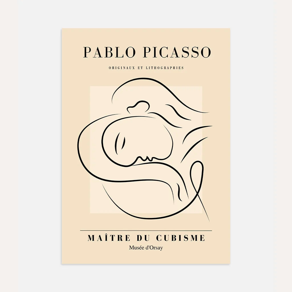 Picasso-Inspired Mother’s Love Poster