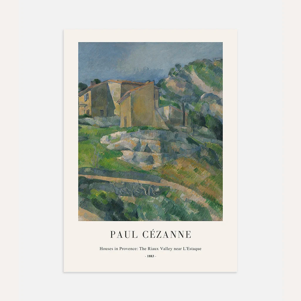 Paul Cézanne Houses in Provence Poster