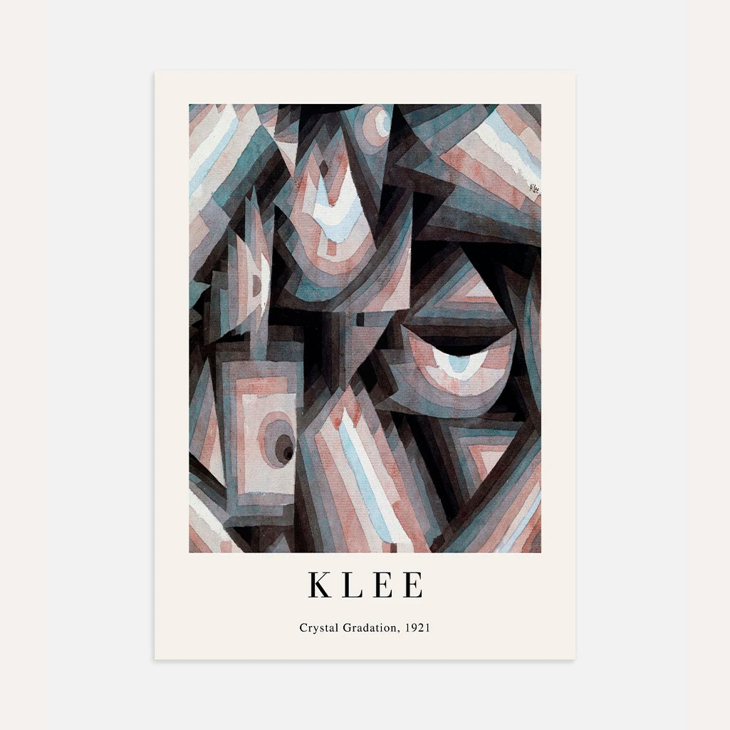 Paul Klee Crystal Gradation Poster