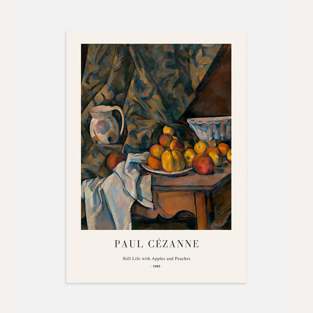 Paul Cézanne Still Life with Apples and Peaches Poster