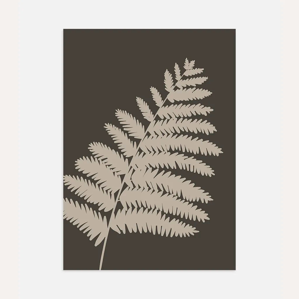 Minimalist Fern Poster