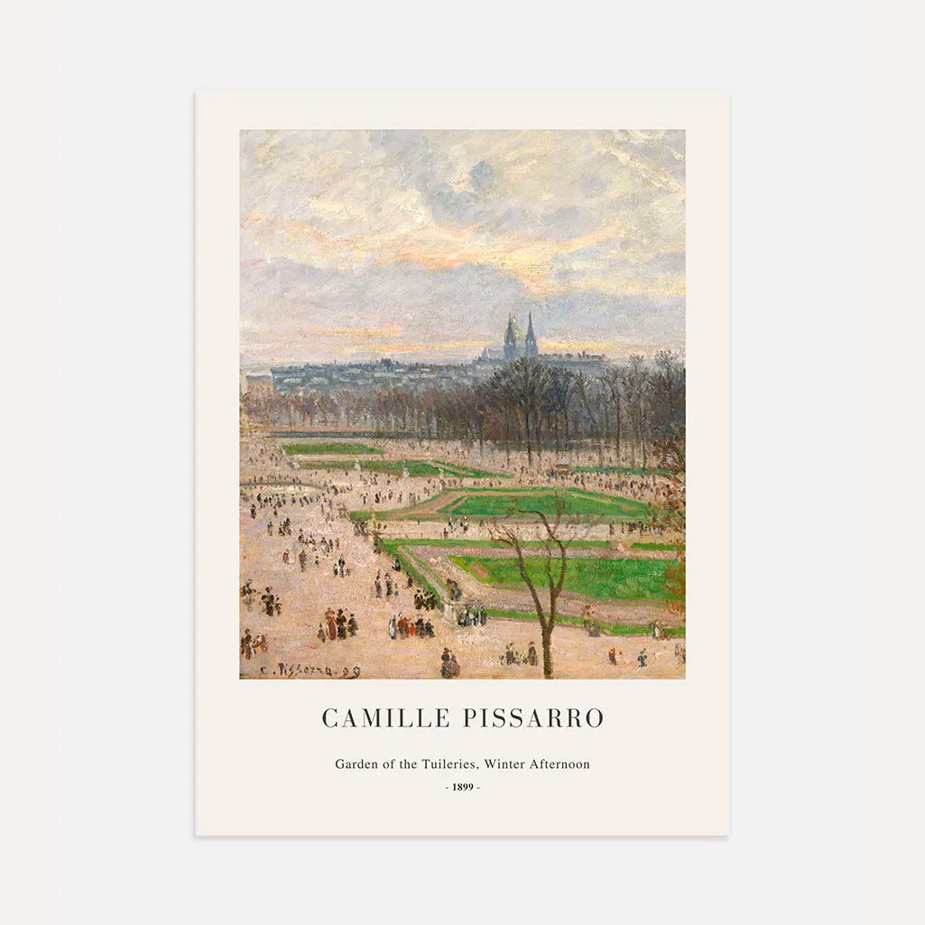 Pissarro Tuileries Winter Afternoon Poster
