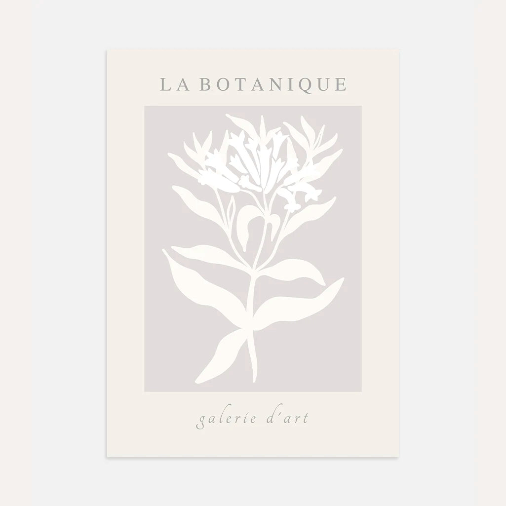 La Botanique Floral Poster