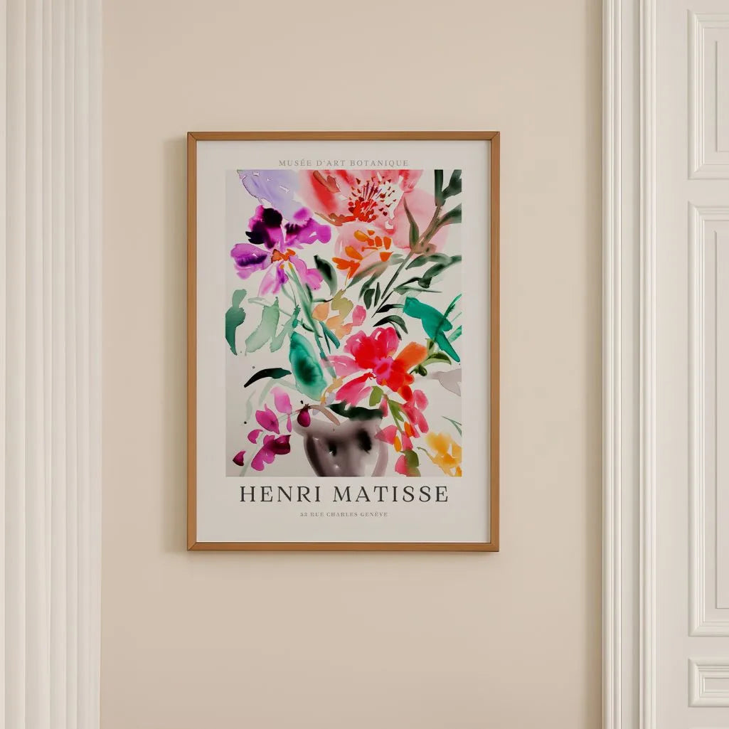 Matisse Botanique Vase Flowers Poster