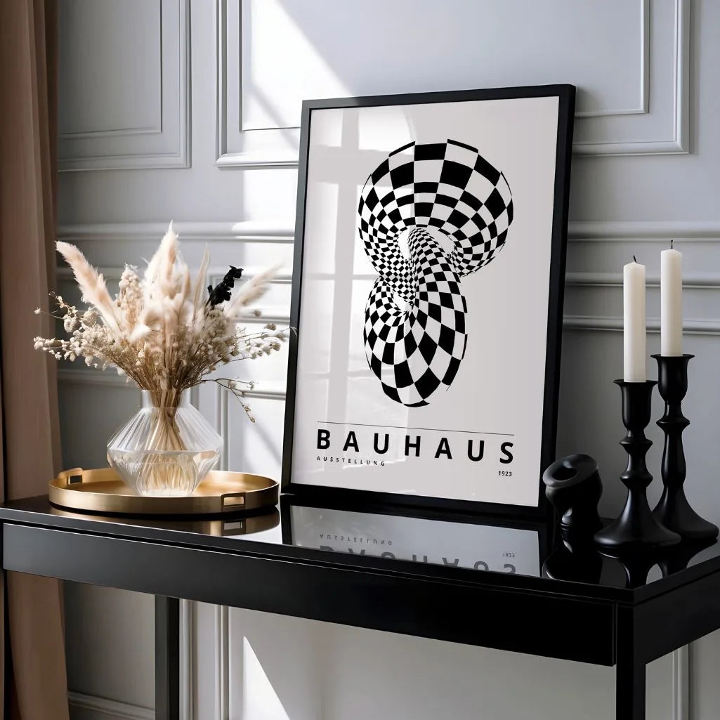 Bauhaus Hypnotic Geometry Poster