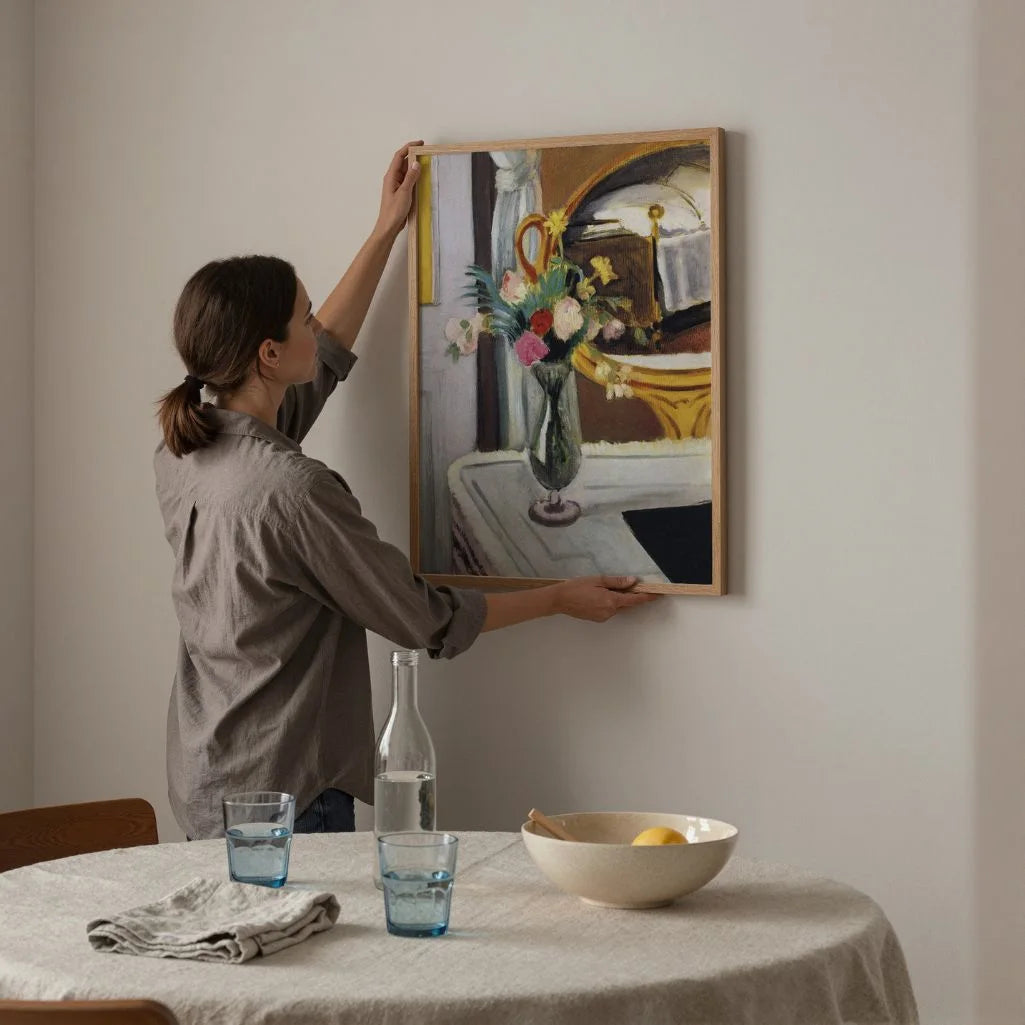 Henri Matisse Bouquet on a Table Poster