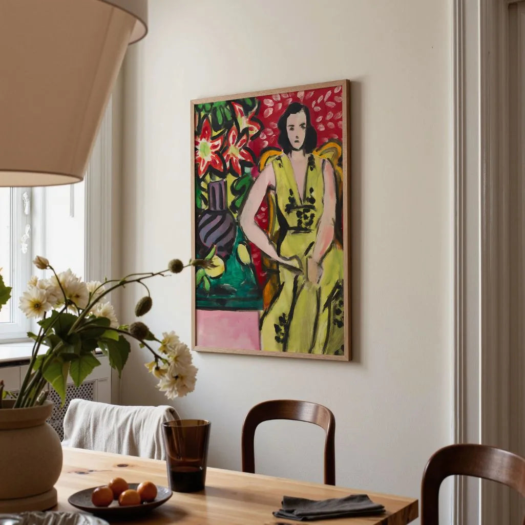 Henri Matisse Seated Woman with Amaryllis Poster