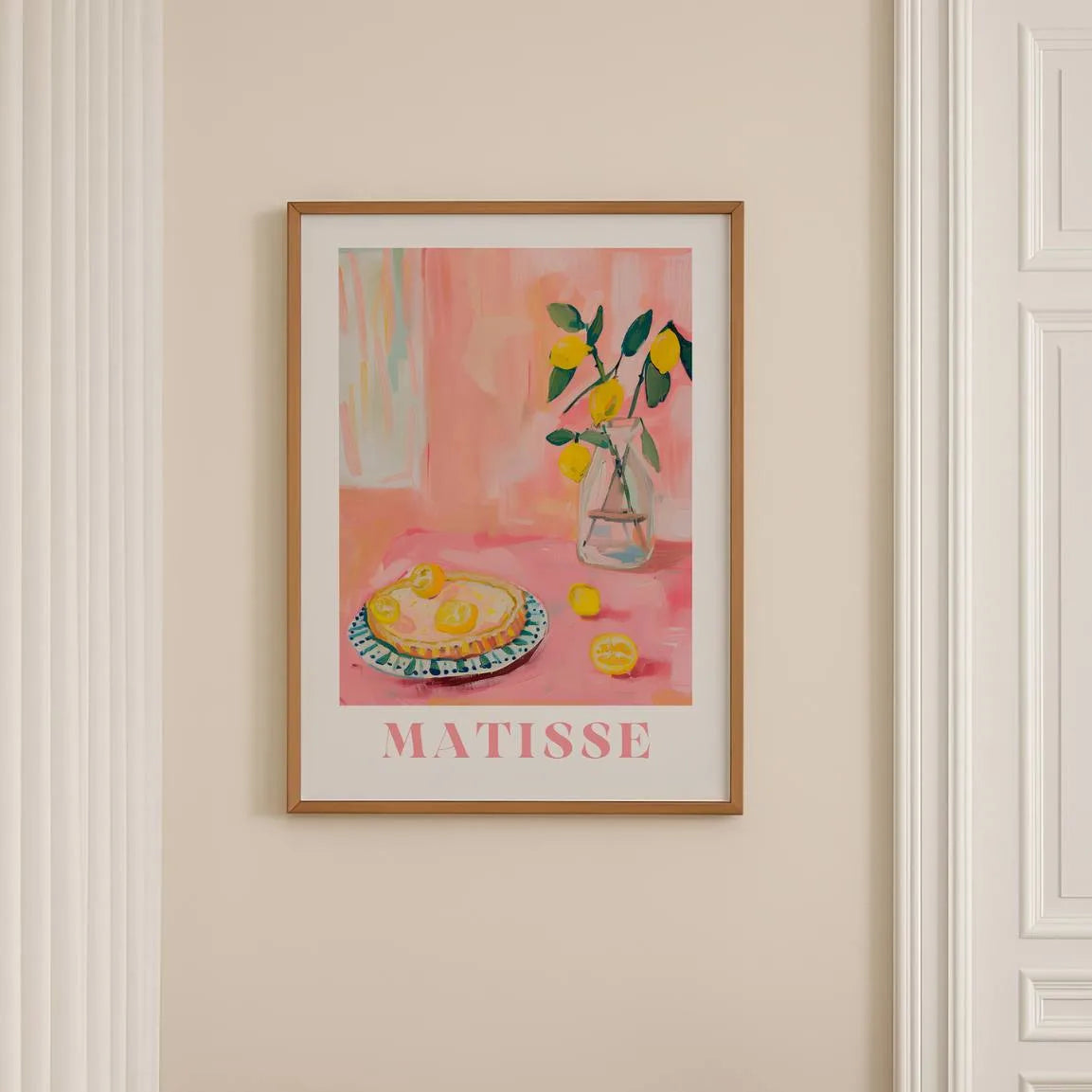 Matisse Lemon Table Poster