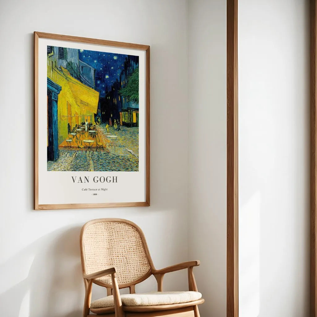 Van Gogh Café Terrace at Night Poster