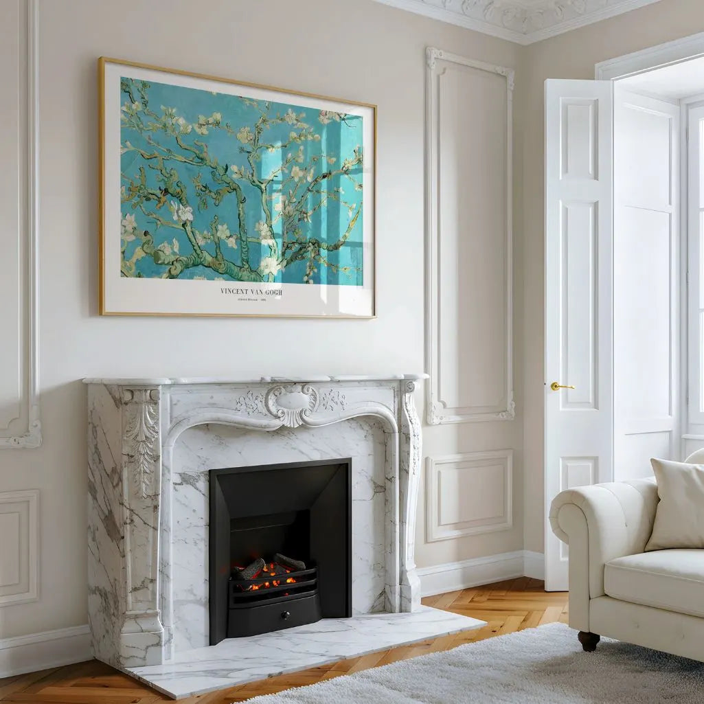 Van Gogh Almond Blossom Landscape Poster