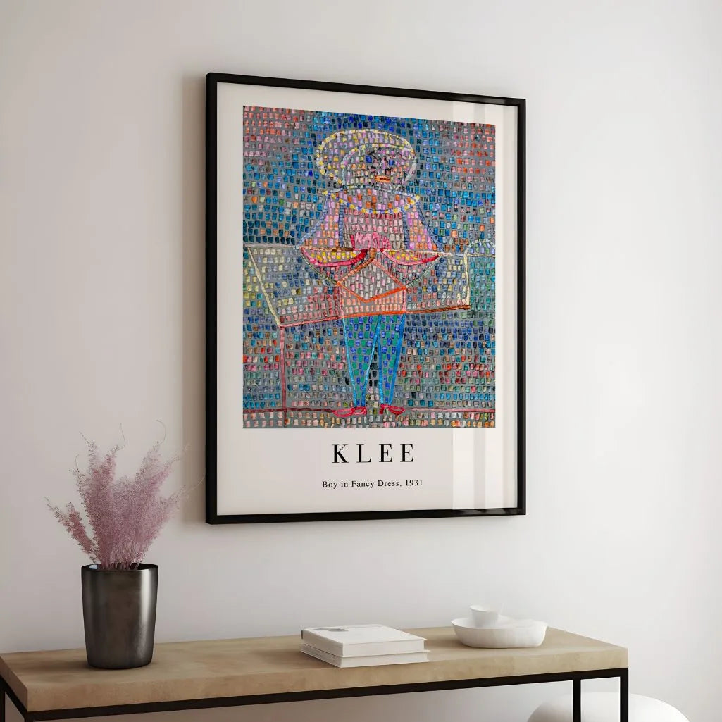 Paul Klee Boy in Fancy Dress Poster