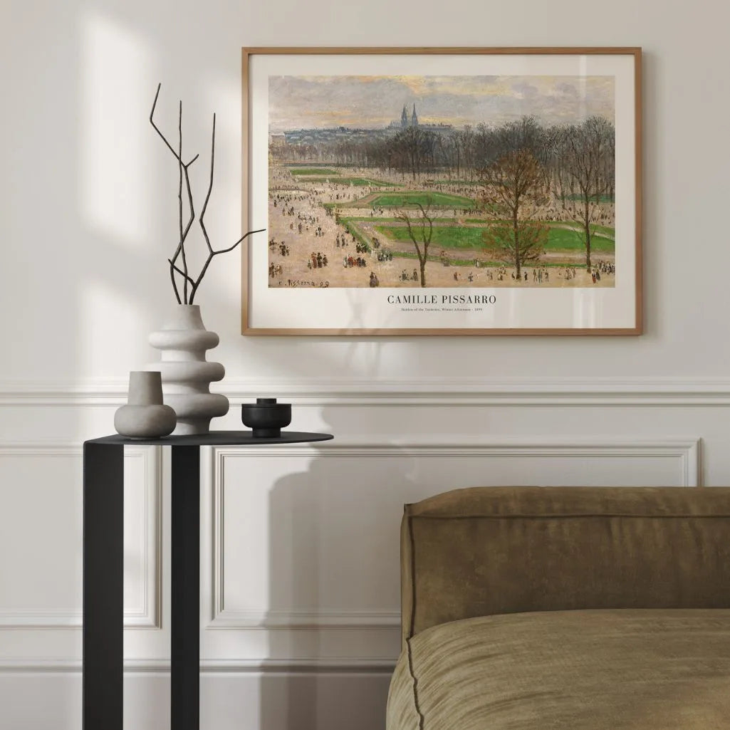Pissarro Tuileries Garden Winter Poster