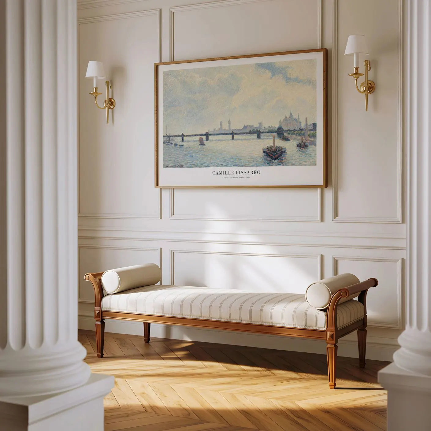 Pissarro Charing Cross Bridge London Poster