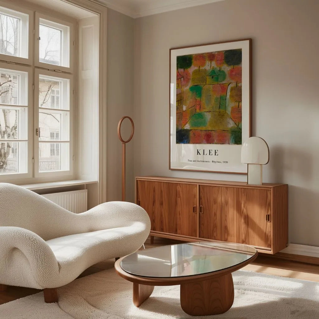 Paul Klee Tree and Architecture Rhythms Poster