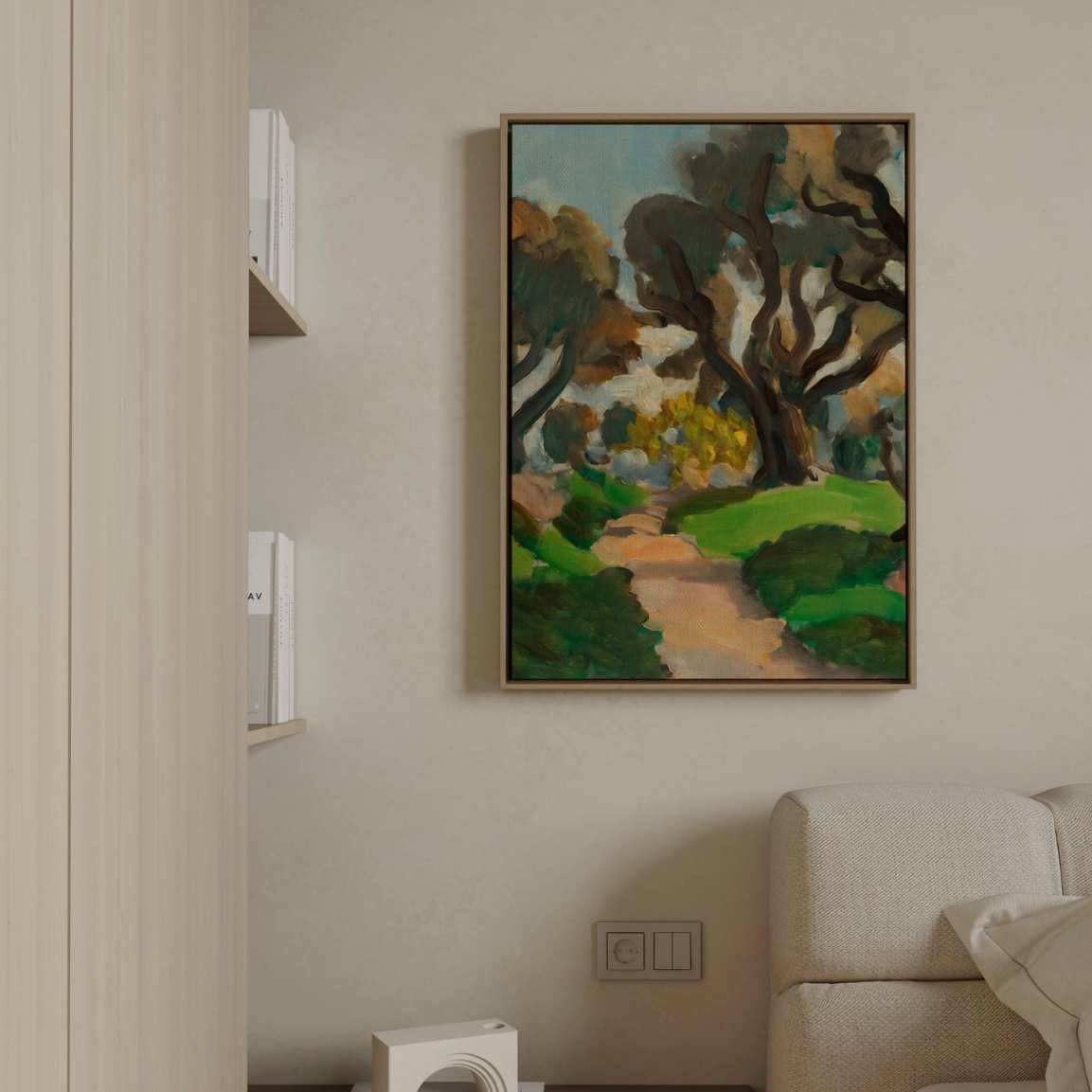 Framed Canvas Print Matisse Landscape