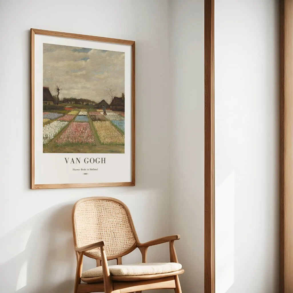 Vincent van Gogh Flower Beds Poster