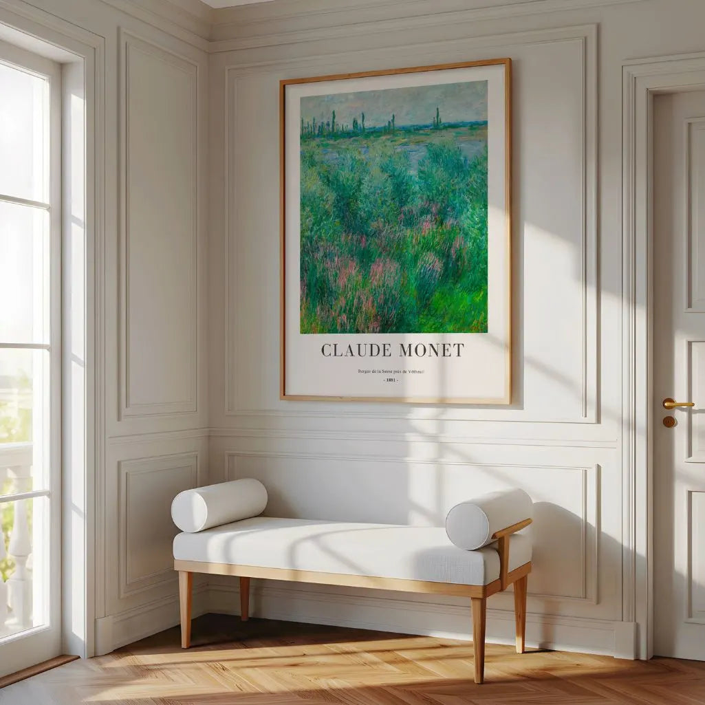 Claude Monet Seine Banks near Vétheuil Poster