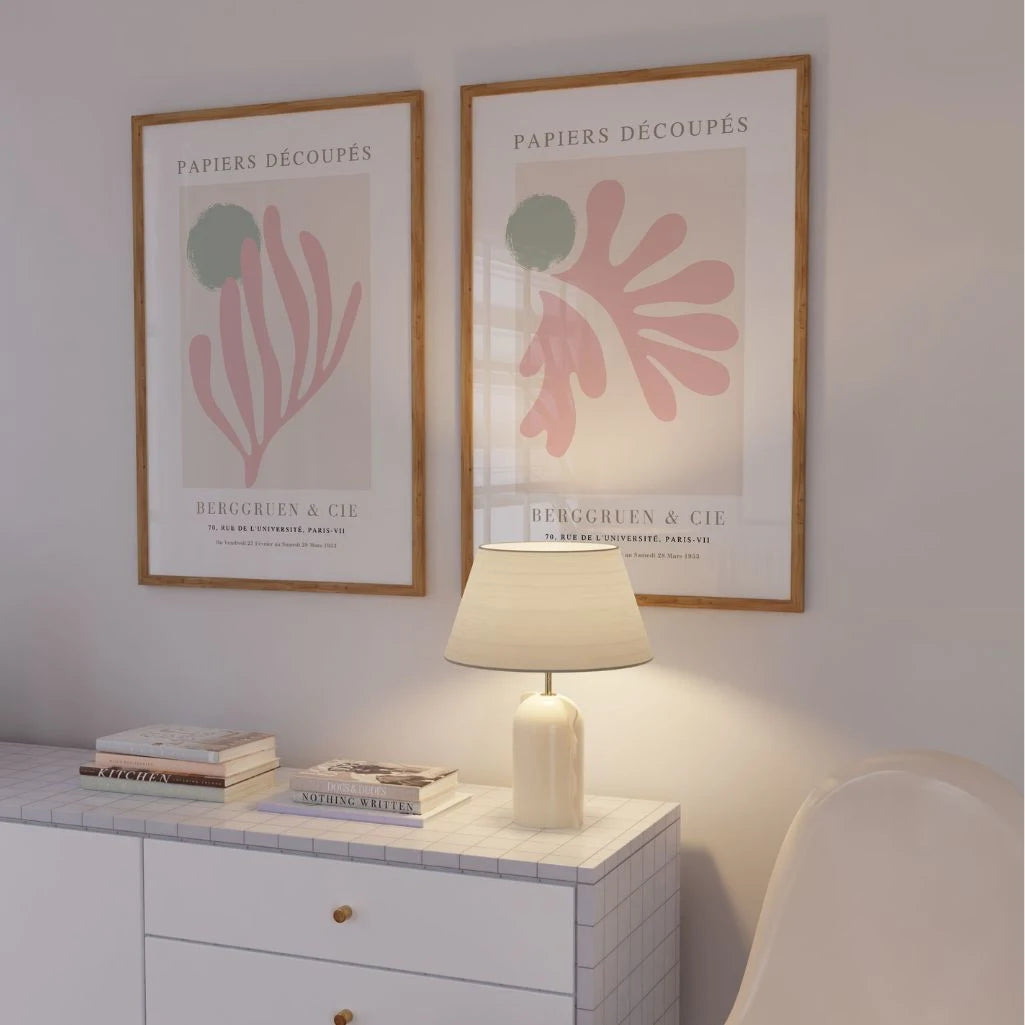 Matisse Soft Pink Forms – Set of 2 Posters