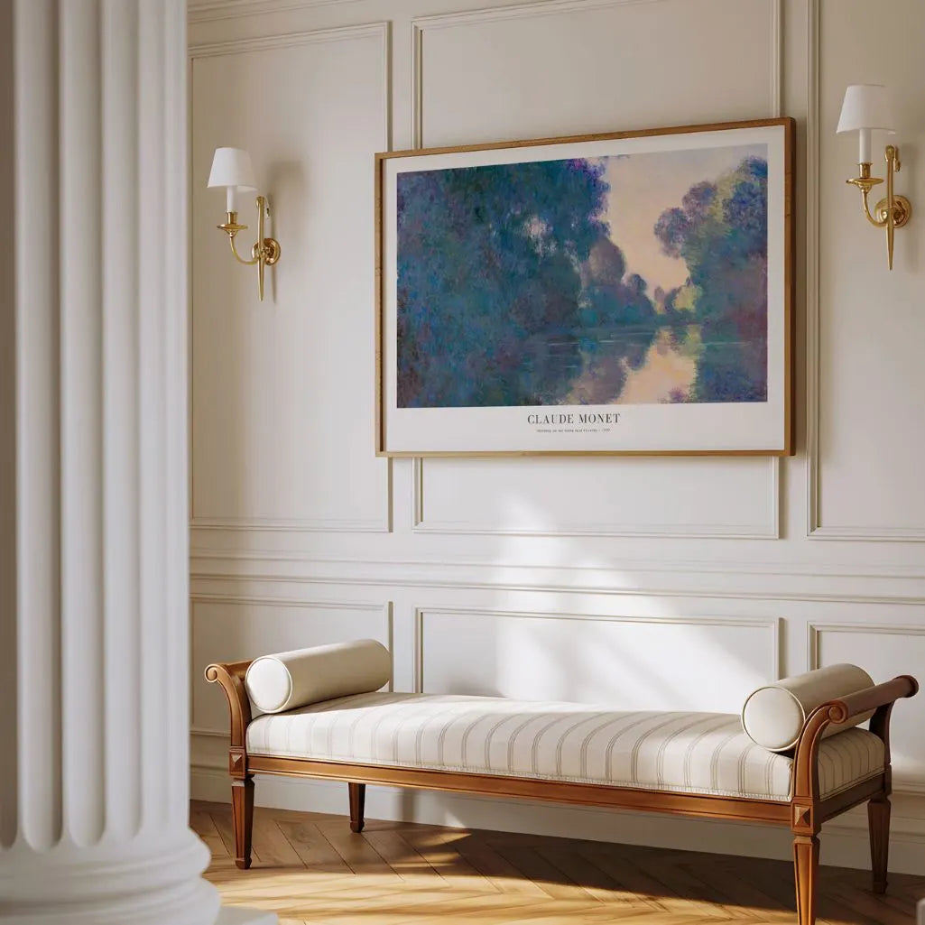 Monet Morning on the Seine Poster