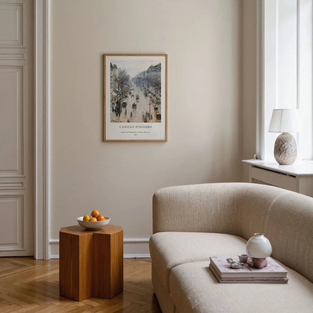 Pissarro Montmartre Winter Morning Poster