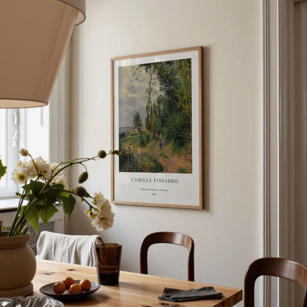 Pissarro Cote des Grouettes Pontoise Poster