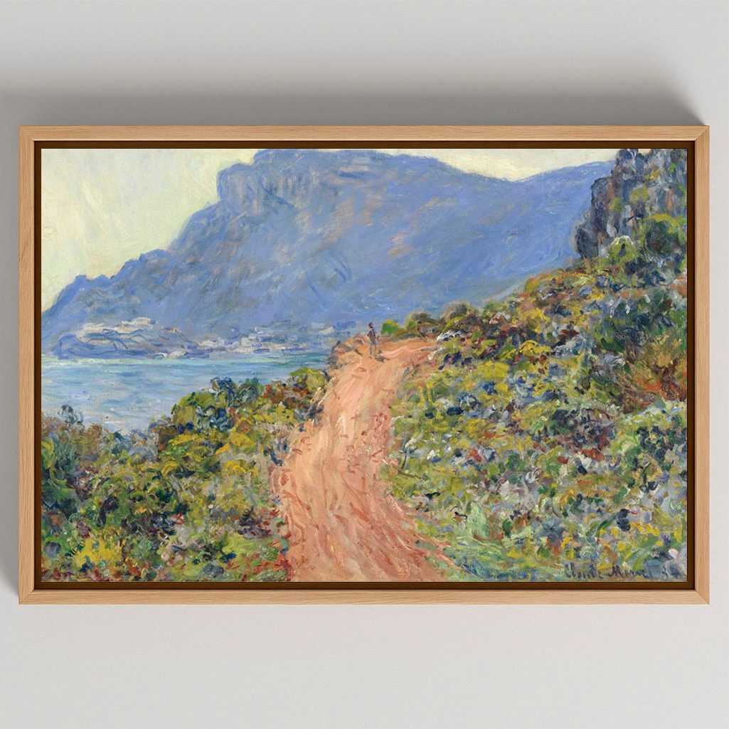 Framed Canvas Print La Corniche near Monaco