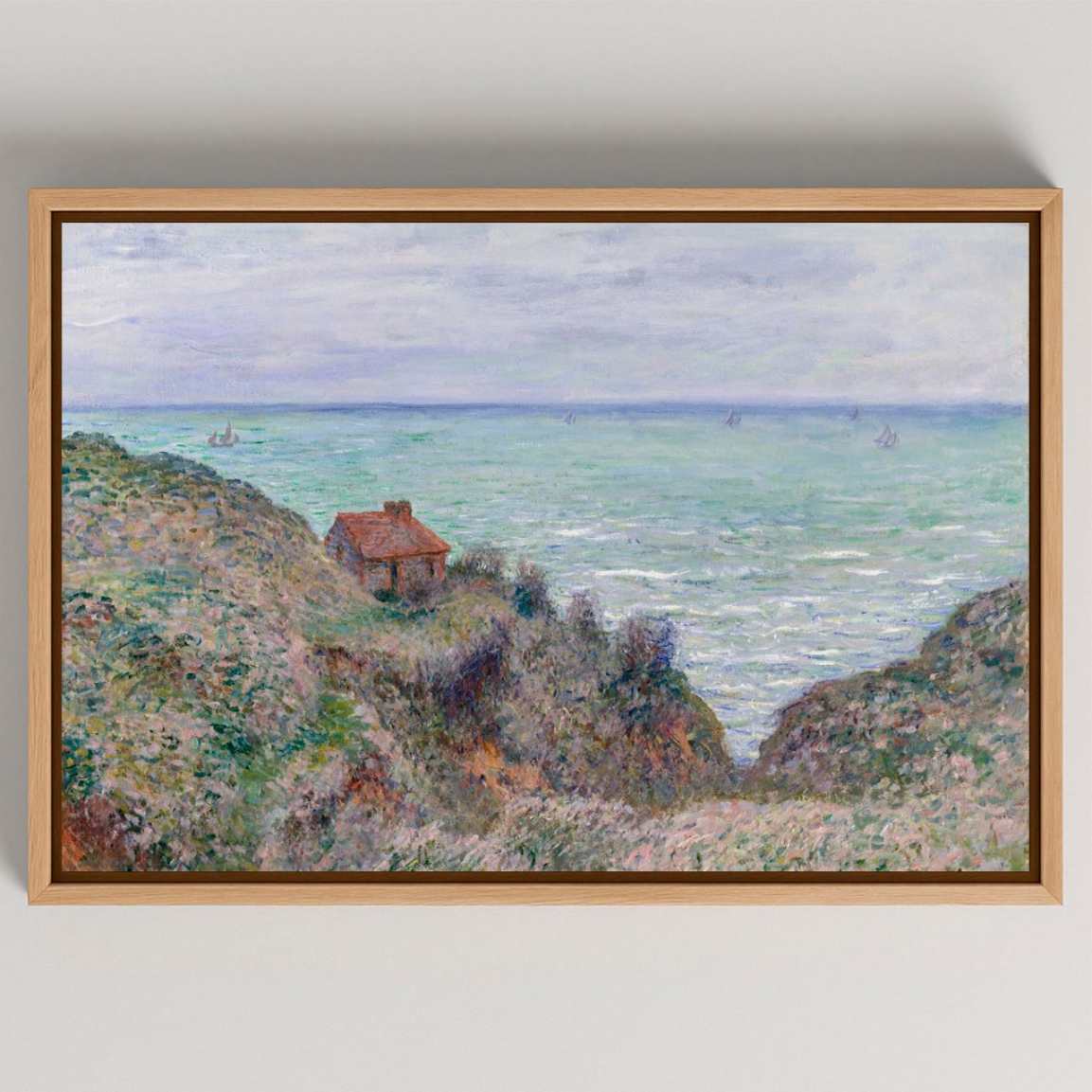 Framed Canvas Print The Customs House