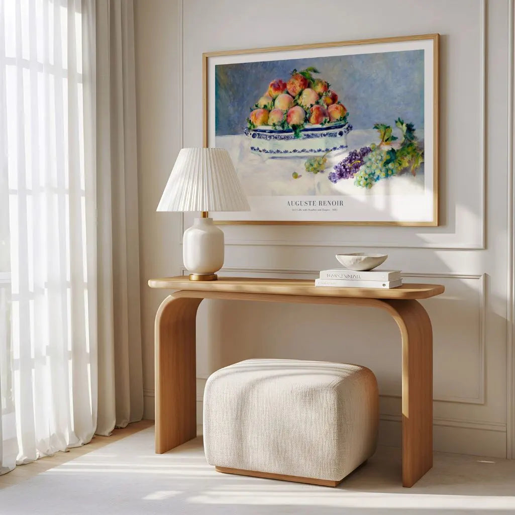 Auguste Renoir Peaches and Grapes Poster