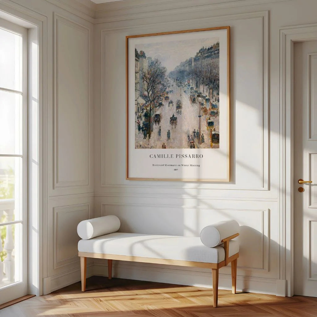 Pissarro Montmartre Winter Morning Poster