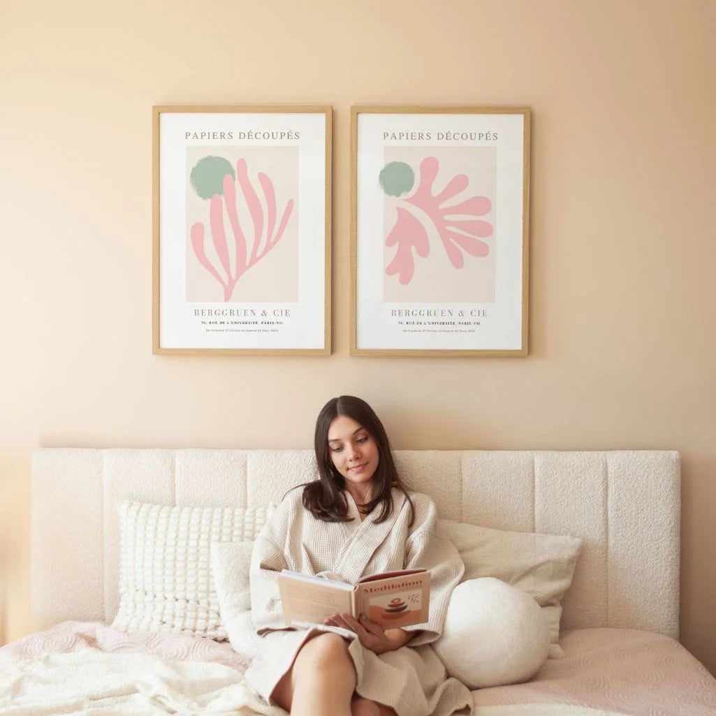 Matisse Soft Pink Forms – Set of 2 Posters