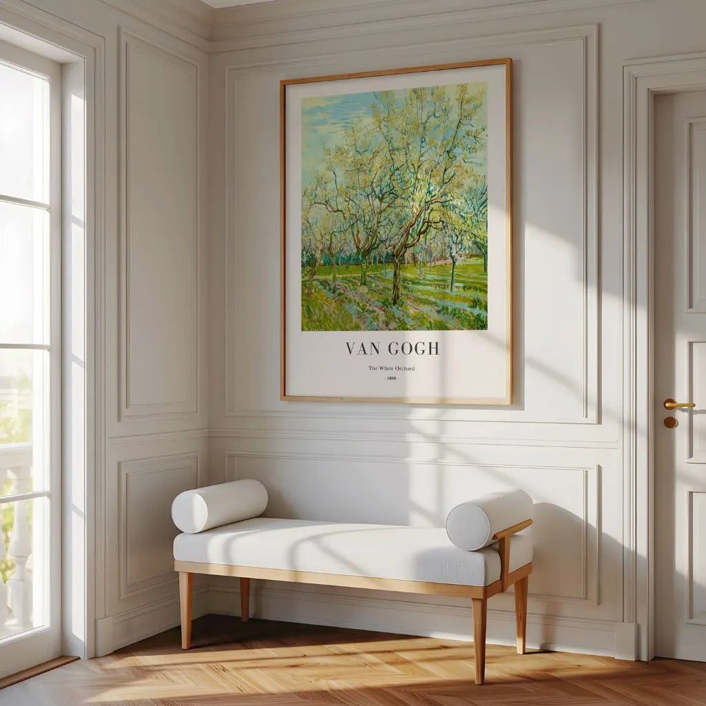 Vincent van Gogh White Orchard Poster
