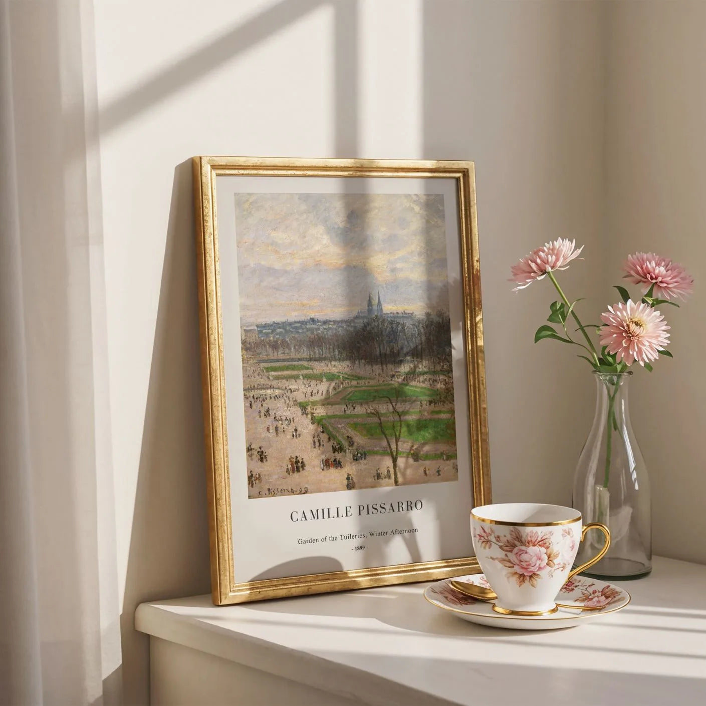 Pissarro Tuileries Winter Afternoon Poster