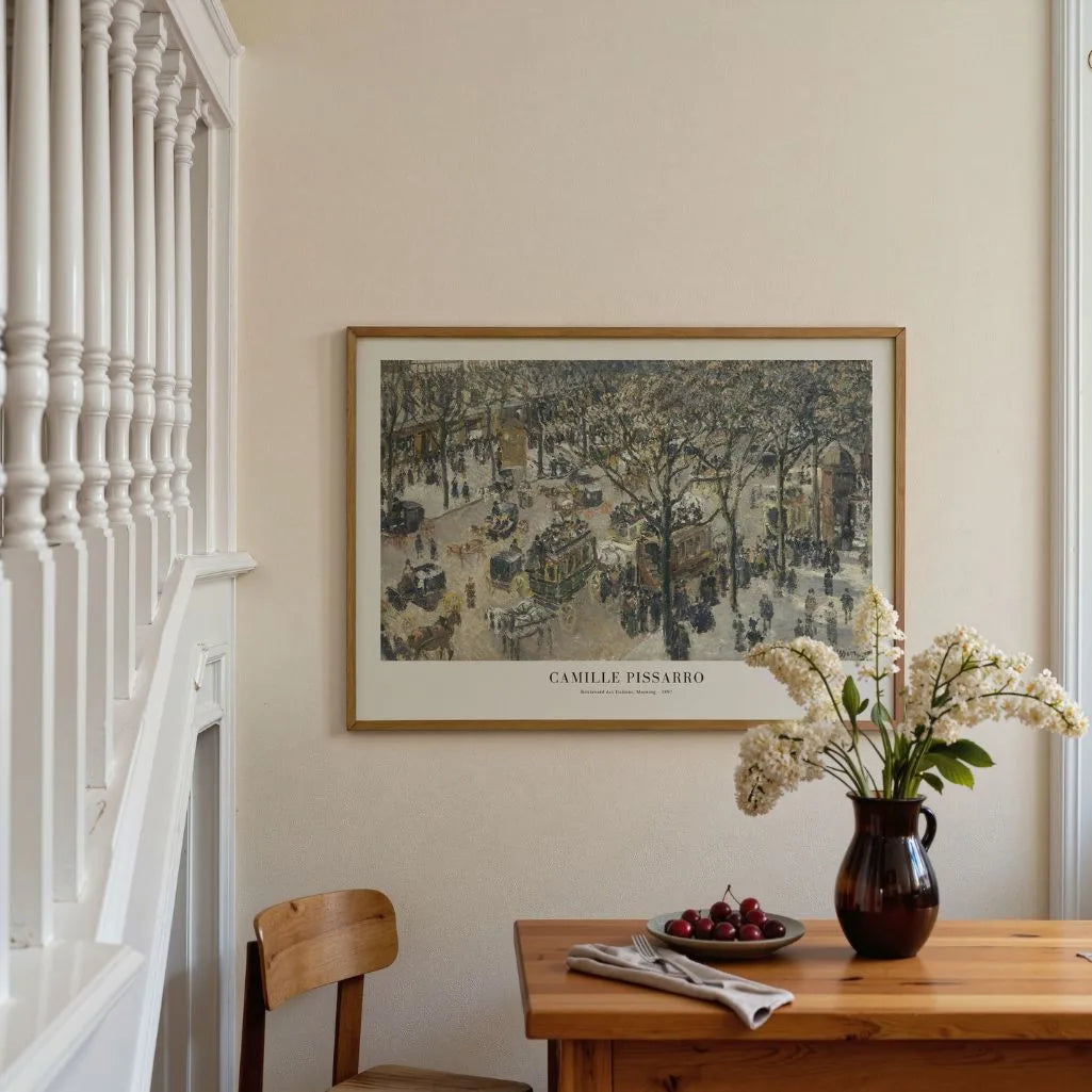 Pissarro Paris Boulevard des Italiens Poster