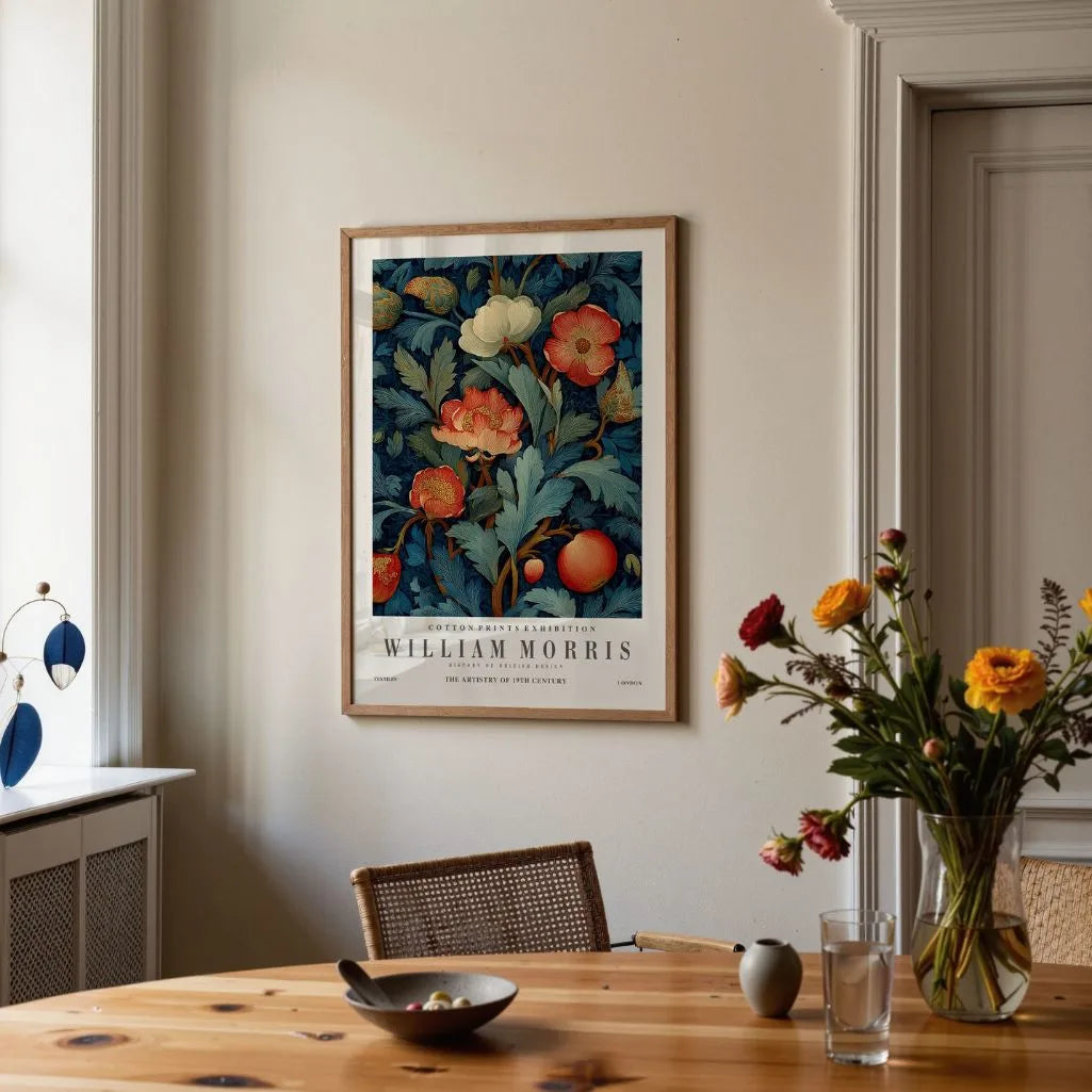 William Morris Botanical Poster