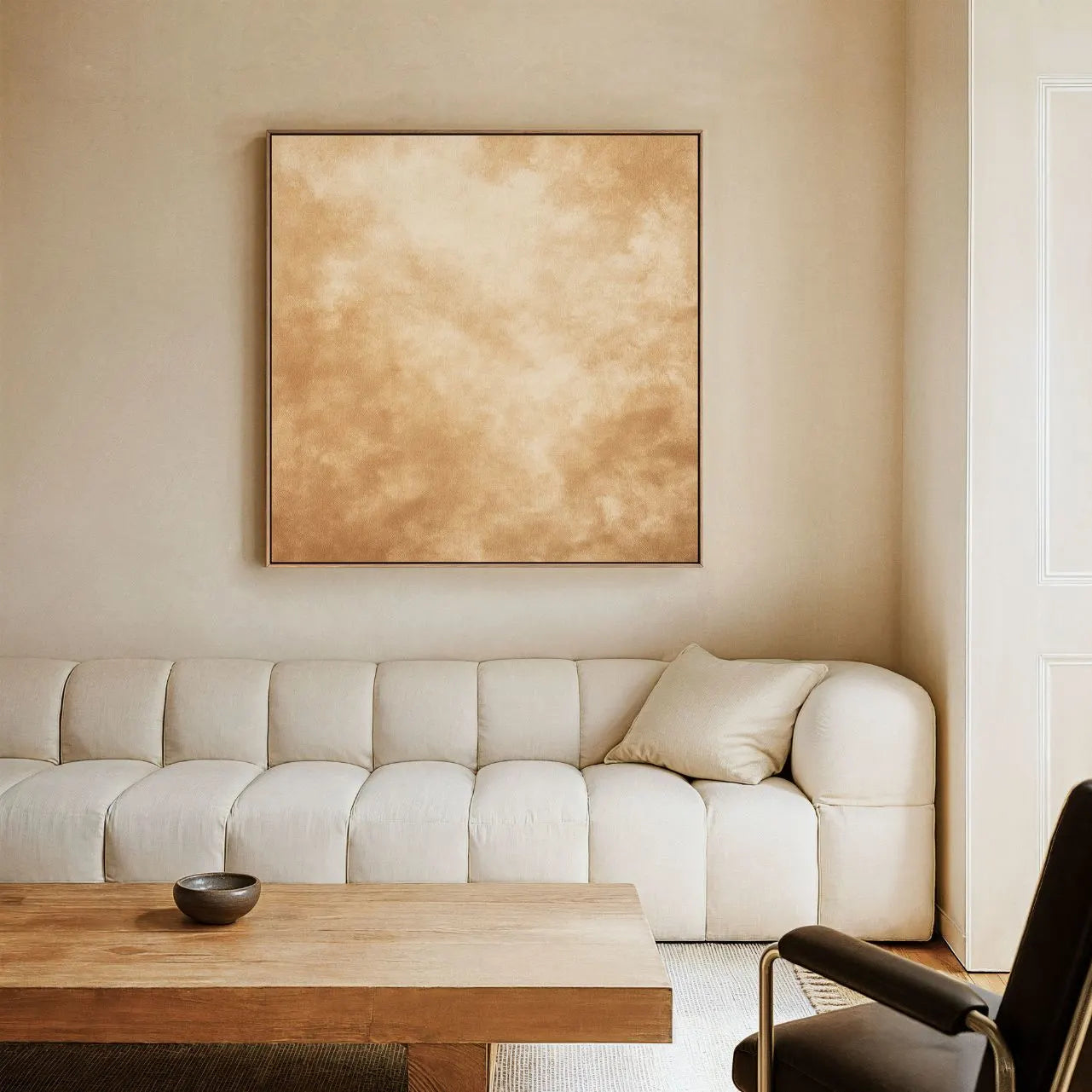 Framed Canvas Print Desert Quiet