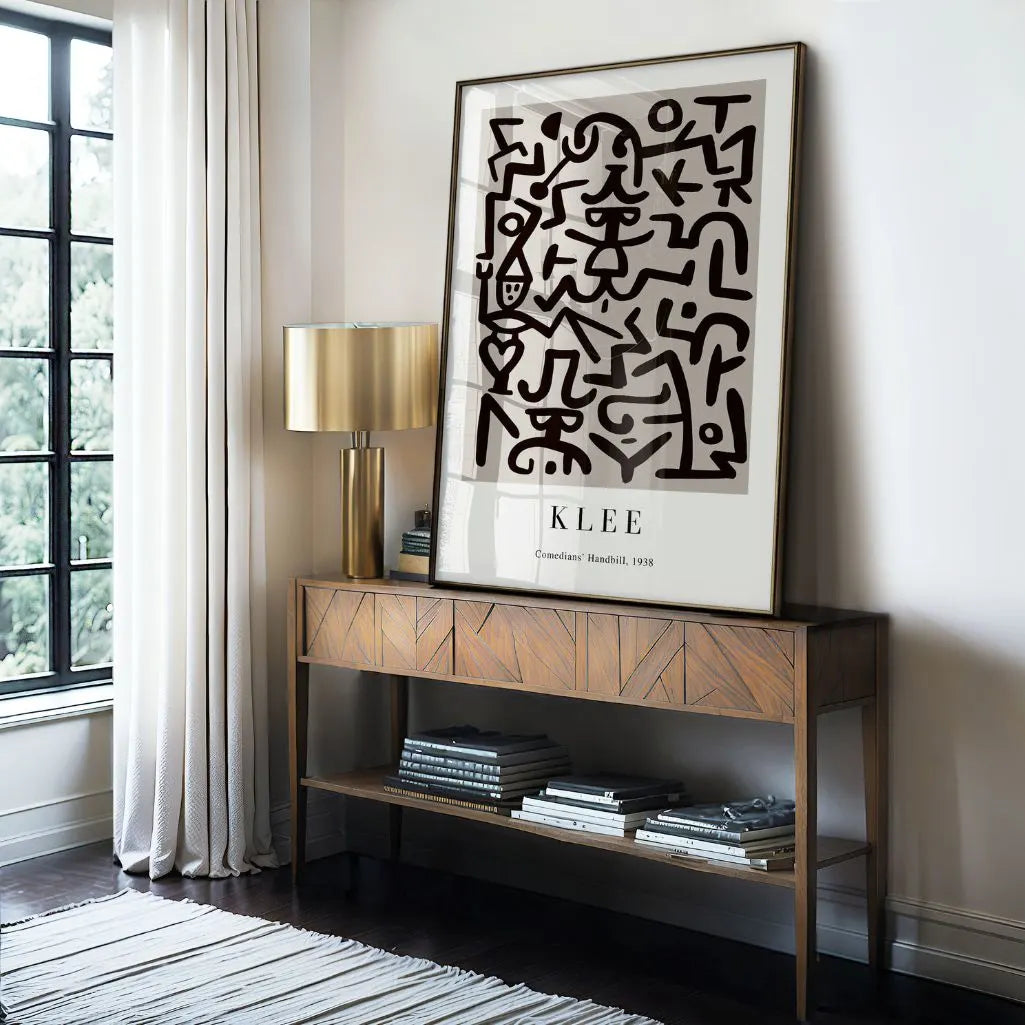 Paul Klee Comedians’ Handbill Poster