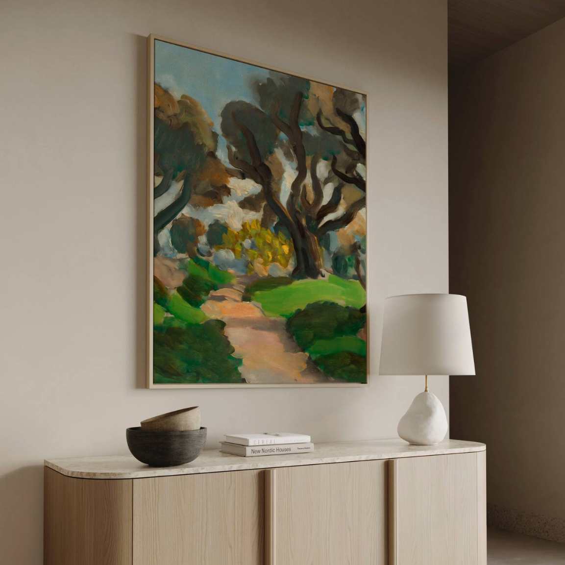 Framed Canvas Print Matisse Landscape