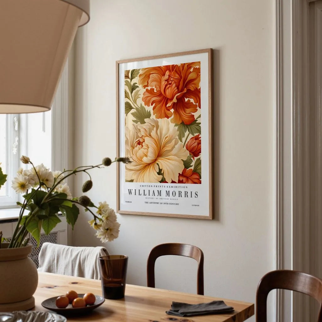 William Morris Autumn Flowers Poster