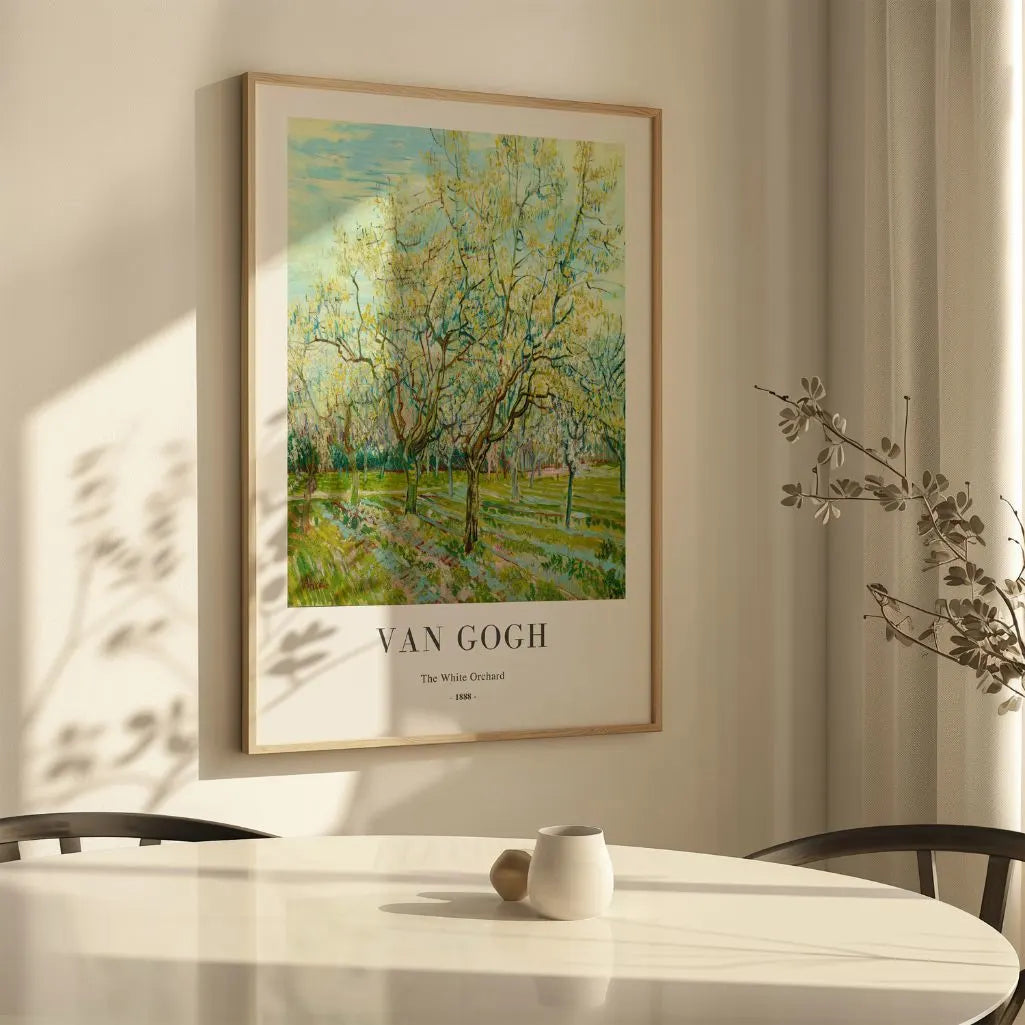 Vincent van Gogh White Orchard Poster