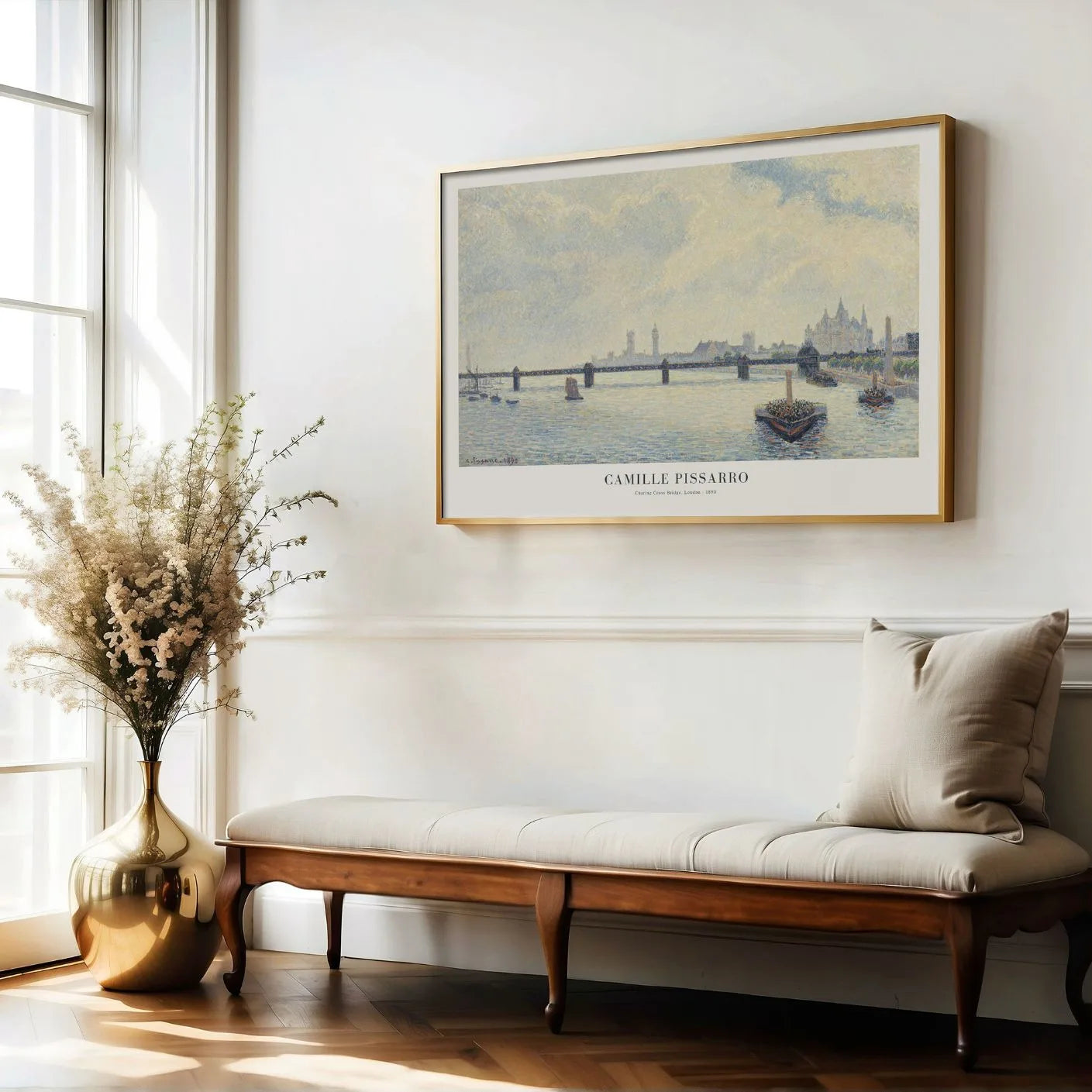 Pissarro Charing Cross Bridge London Poster