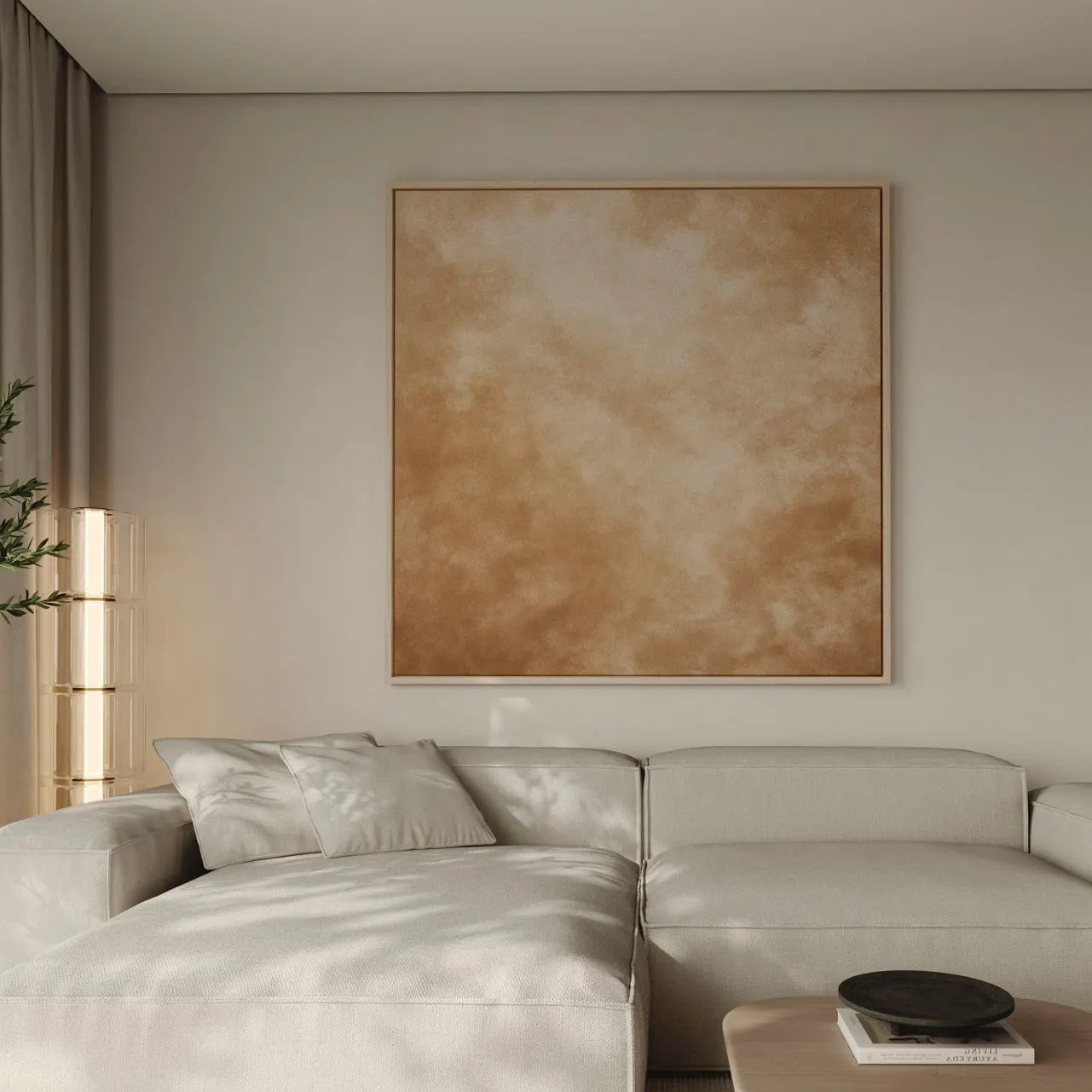 Framed Canvas Print Desert Quiet