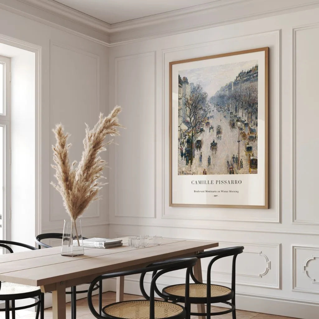 Pissarro Montmartre Winter Morning Poster